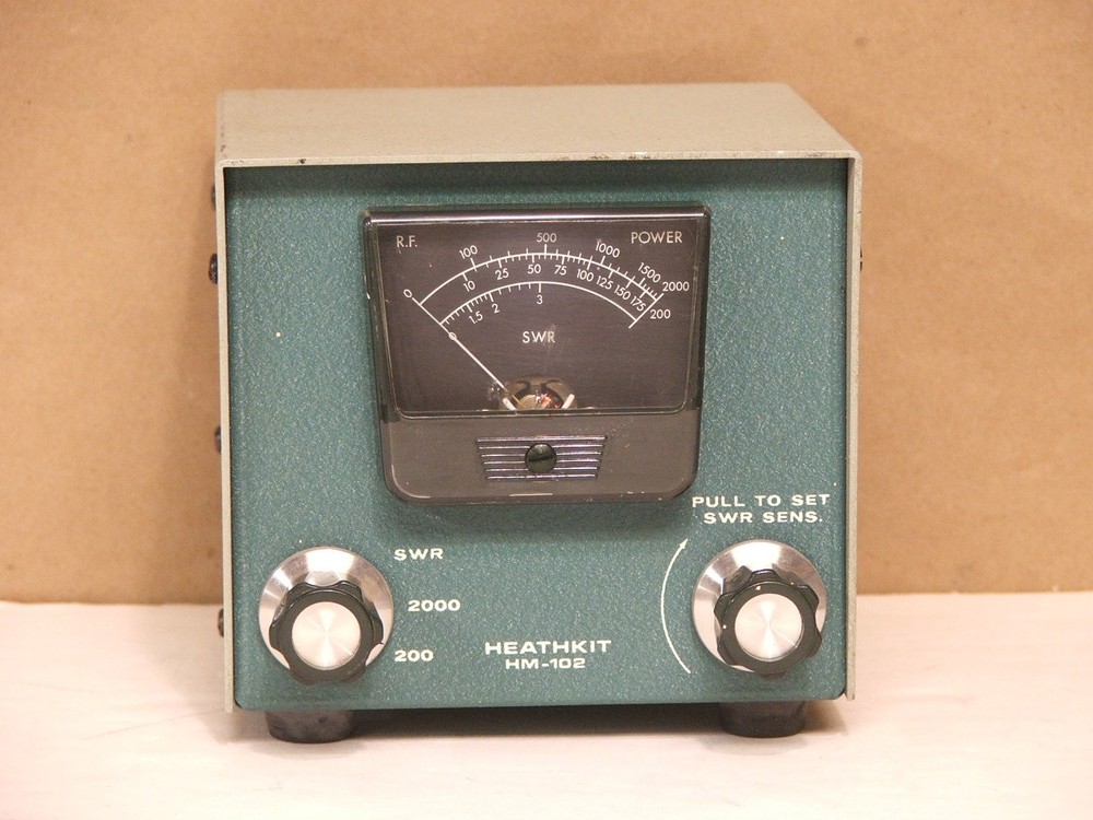 Heathkit HM-102 HF Wattmeter 200 & 2000 Watts #2 - NICE