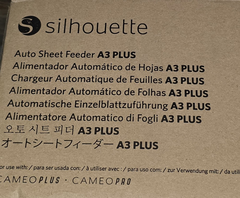 Silhouette A3 PLUS Auto Sheet Feeder NEW