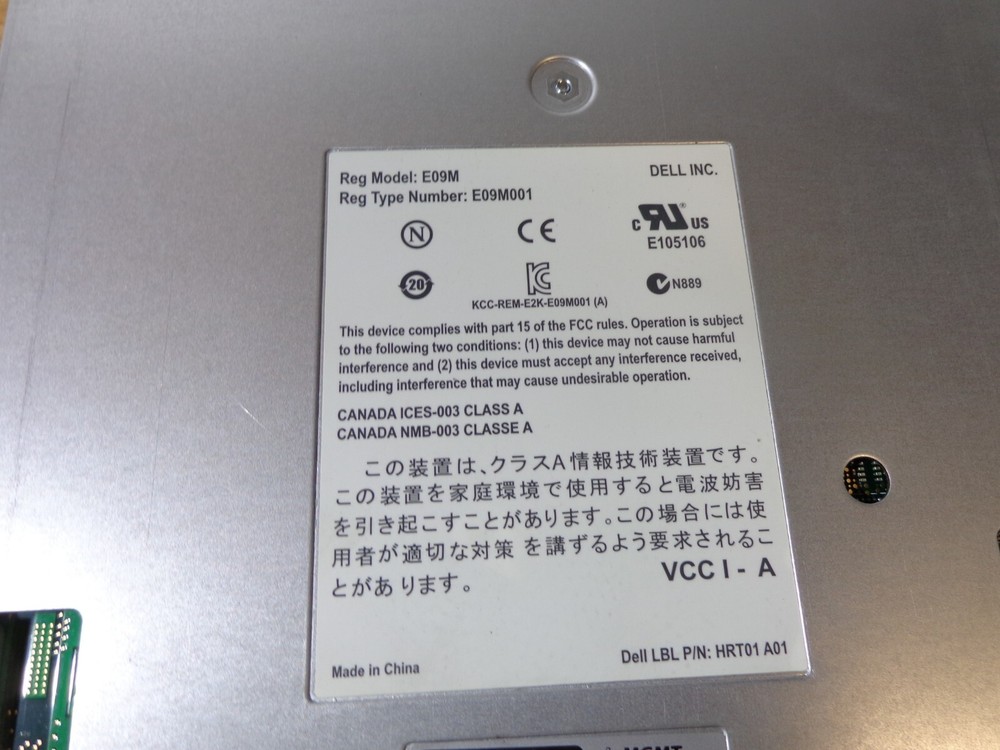 Dell 0Y4PDW EQUALLOGIC TYPE 12 ISCSI 1G PS4100 Controller Module E09M