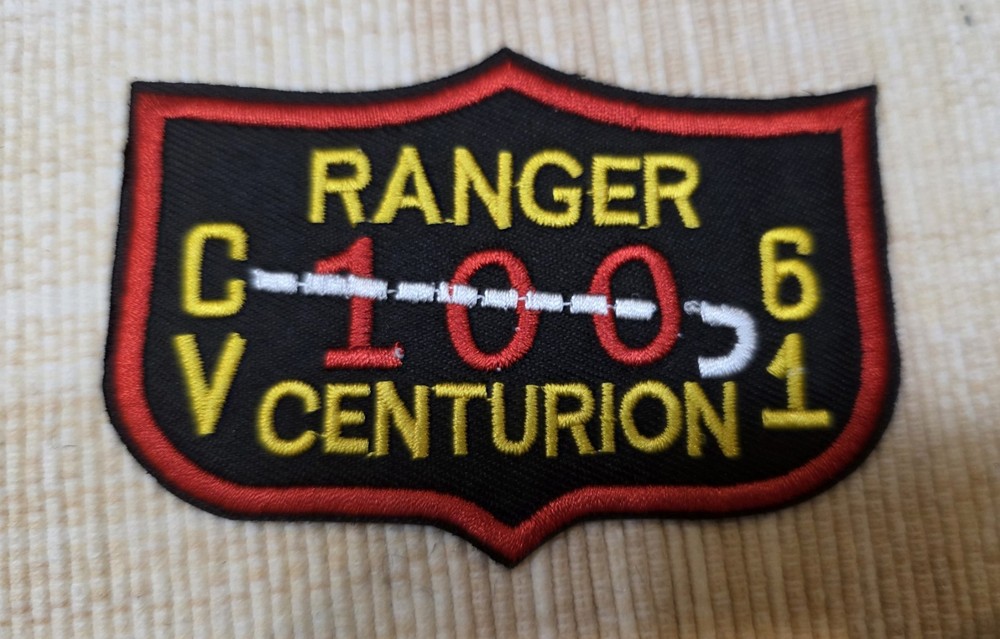 CV-61 USS Ranger 100 Centurion US Navy Squadron Flight Suit Jacket Patch