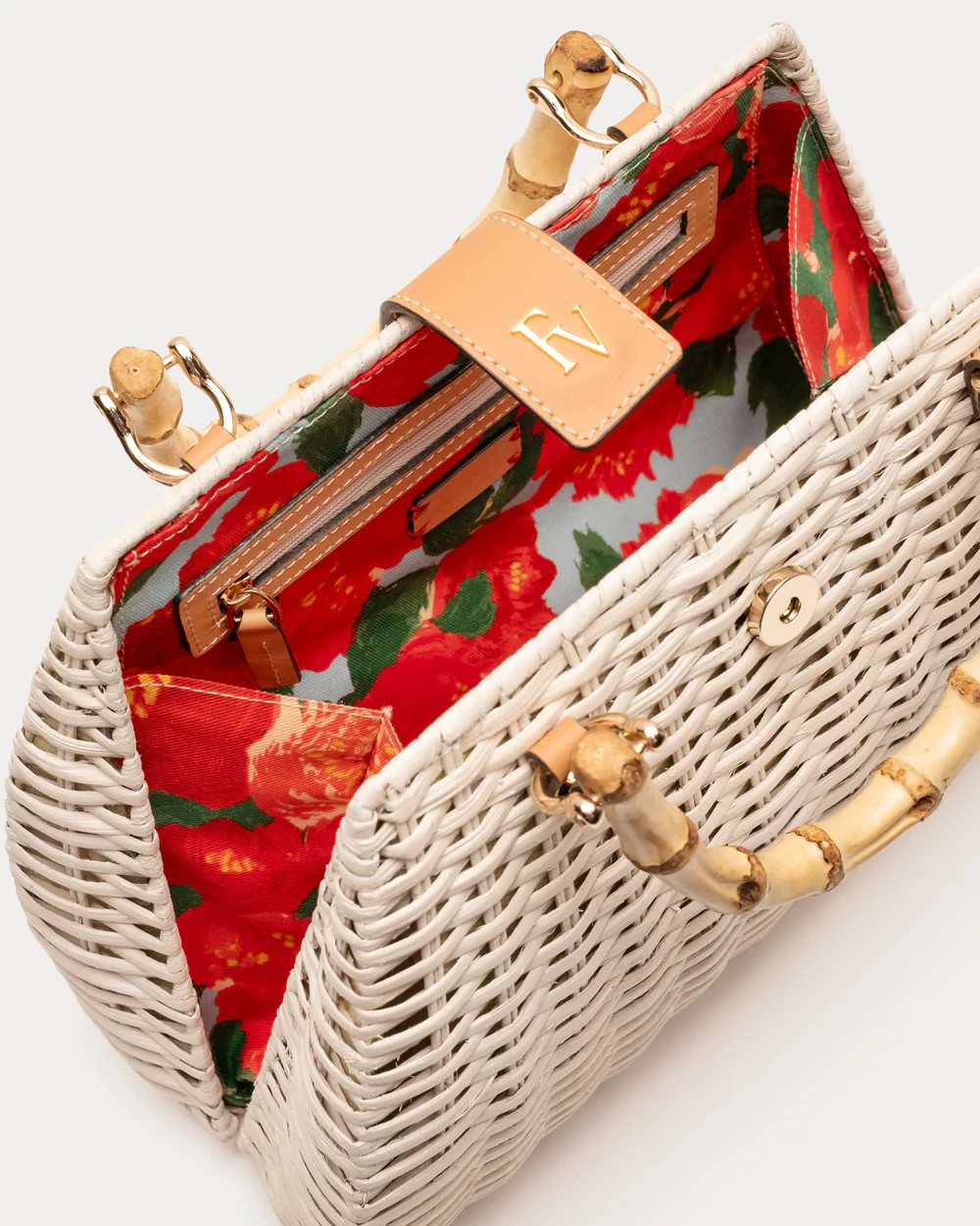 Brand New Frances Valentine Rooster Wicker Basket Multiple Colors In Hand