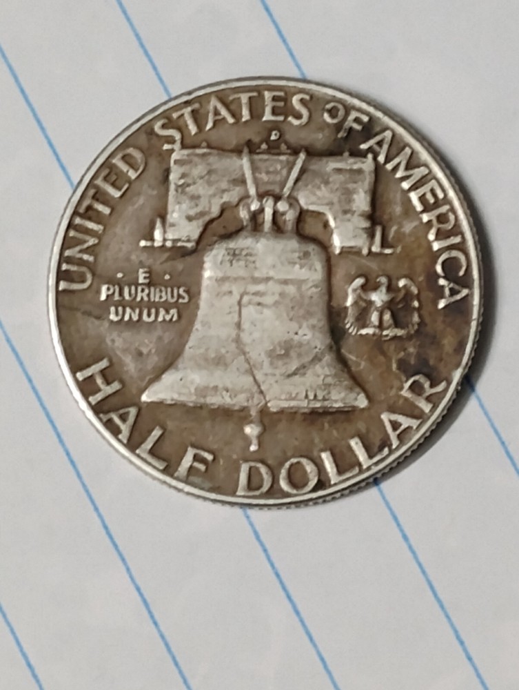 1962 d franklin half dollar nice coin with errors
