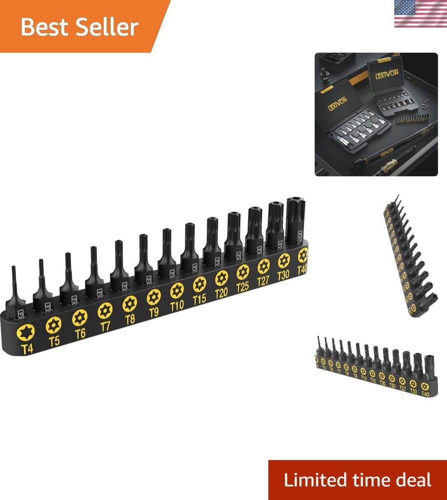 High-Performance 13-Piece Tamper Resistant Torx Set | Rust & Corrosion Resistant