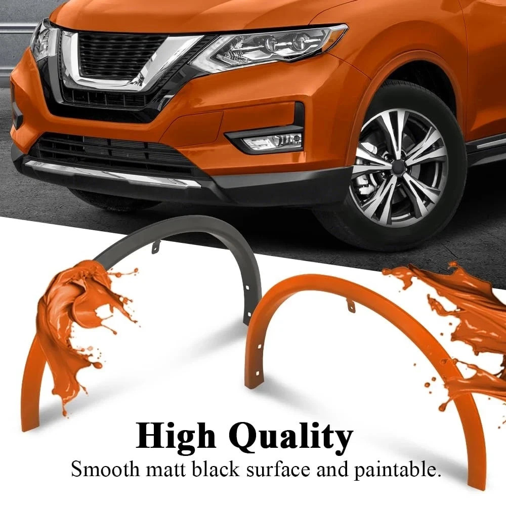 Fender Flares Front Driver & Passenger Side Compatible with Nissan Rogue