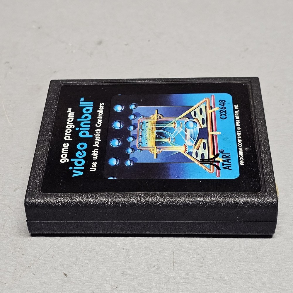 Atari 2600 Video Pinball Game Program Cartridge 1981 CX2648