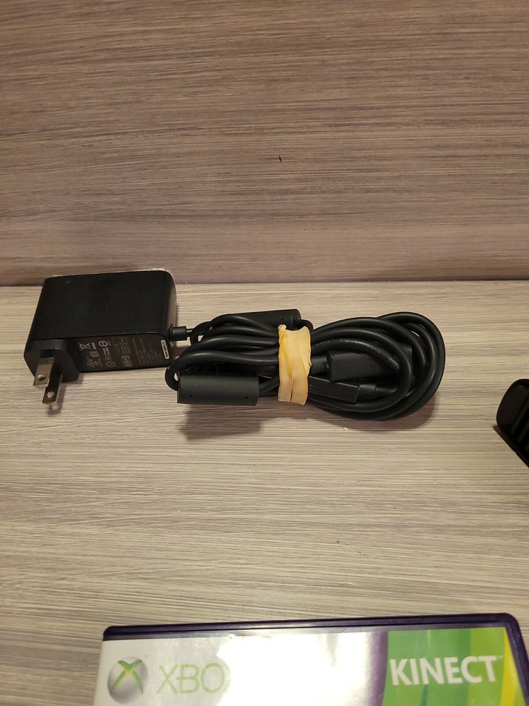 Genuine Microsoft XBOX 360 Kinect Sensor Bar Model 1414 Black With USB Adapter
