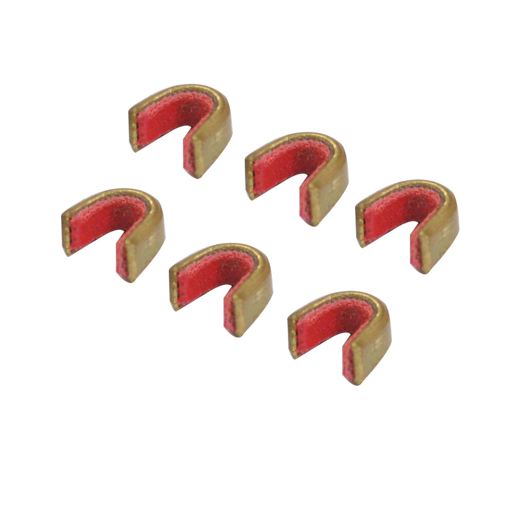 6X Archery String Nocking Points Brass Buckle Clips Nock Bow String Protector US