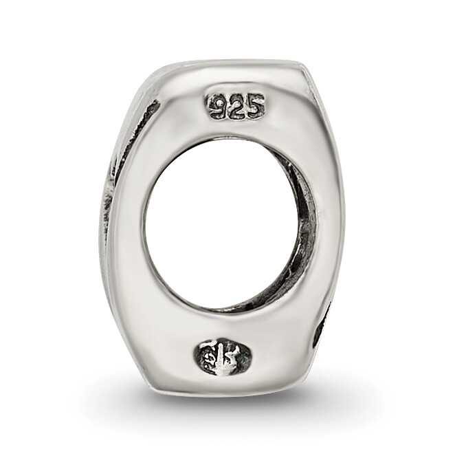 Silver Reflections Love Note Bead QRS203