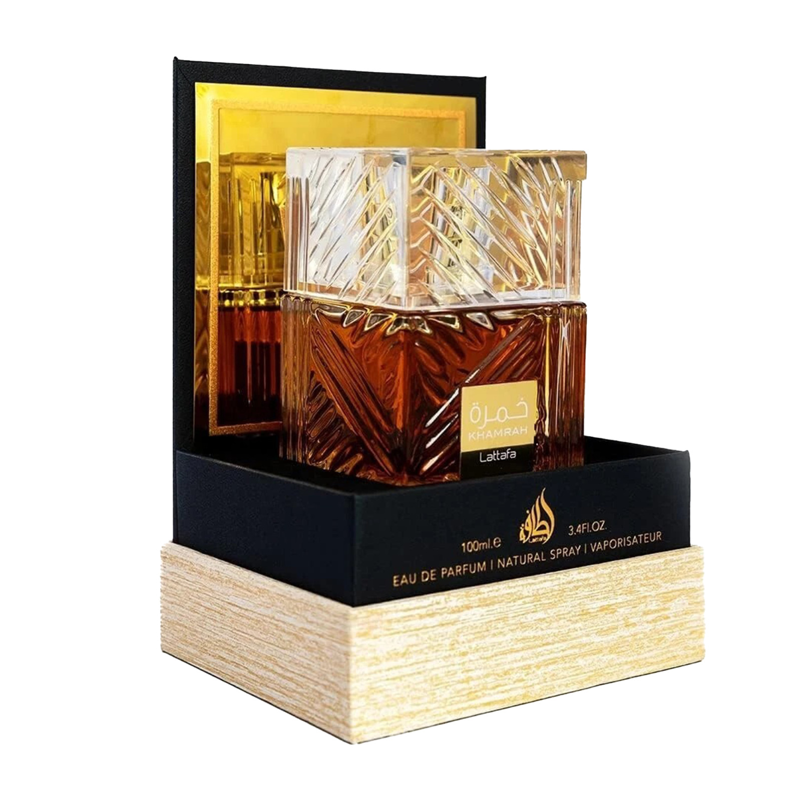 Khamrah by Lattafa for Unisex Eau De Parfum 3.4 fl oz./100ml Long-lasting New