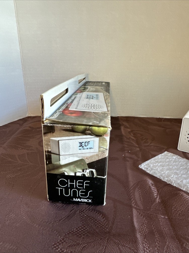 Bluetooth Speaker Chef Tunes by Maverick Roasting Thermometer & Kitchen Speaker