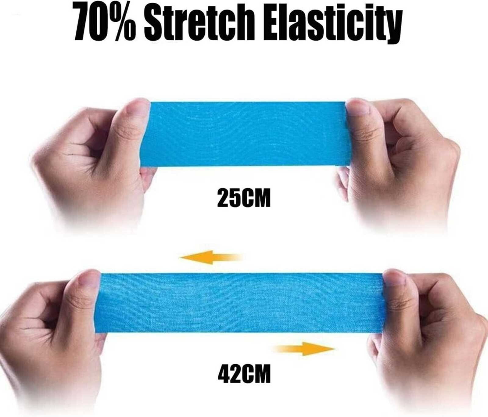 5 Roll Kinesiology Tape Athletic Muscle Support Sport Elastic Physio Therapeutic