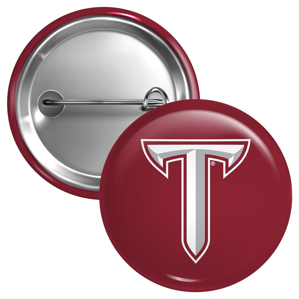 Troy University Button Pin - 3 Size Options
