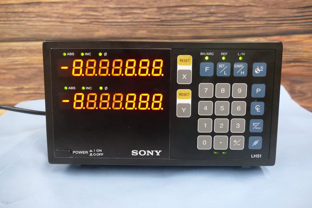 SONY LH51-2 DIGITAL COMPACT MILLING MACHINE DISPLAY COUNTER UNIT