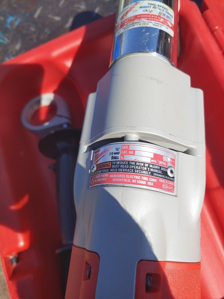MILWAUKEE 3107, 1/2" Right-Angle Drill Kit