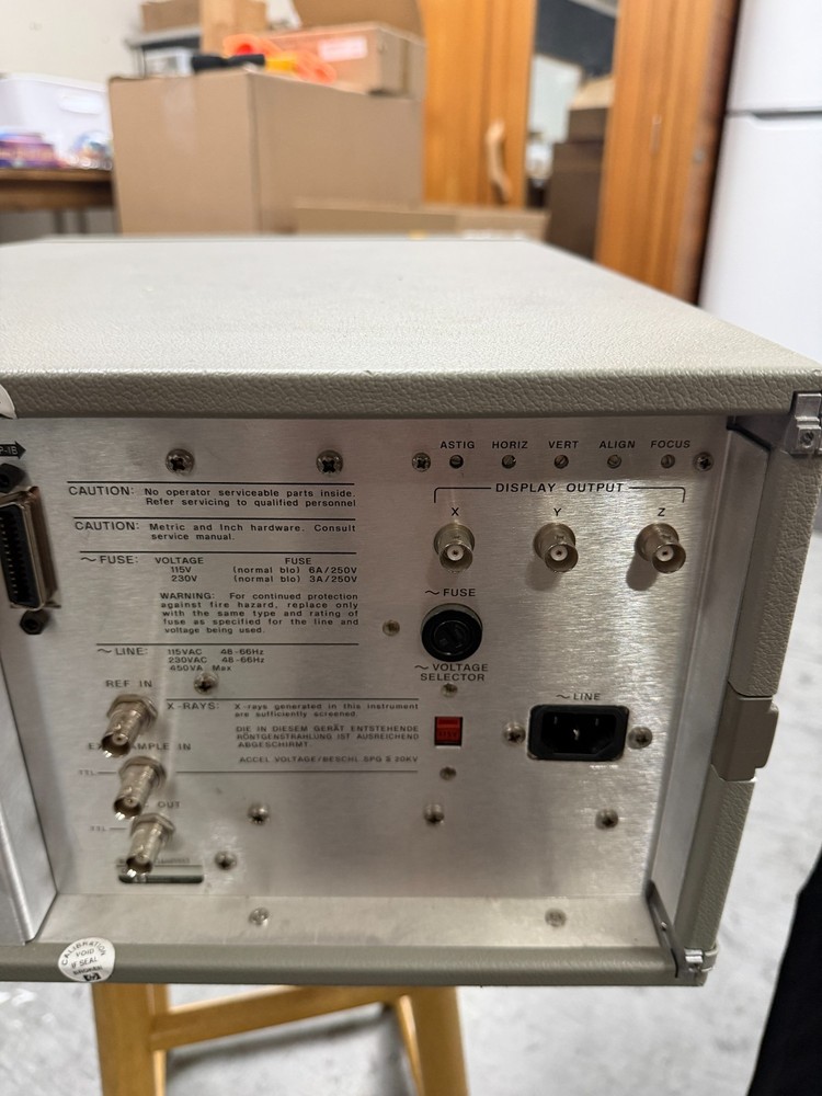 HP 3562A Dynamic Signal Analyzer Powers On Loud Fan See Notes