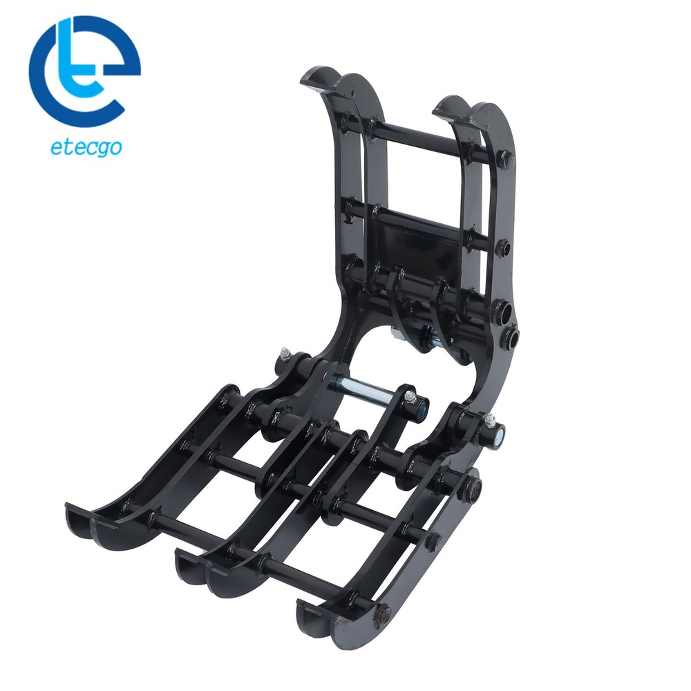 Wide Opening Excavator Grapple for Compact Diggers -Quick Attach
