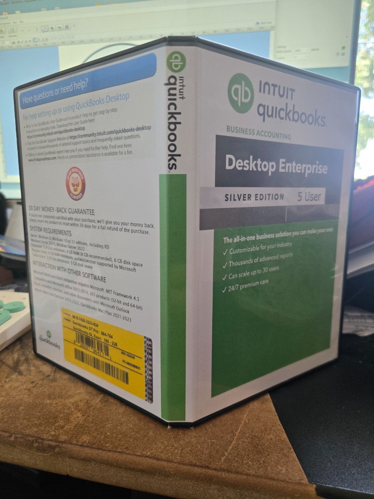 QuickBooks Desktop Enterprise 2024 for Windows 5-User Version US Only