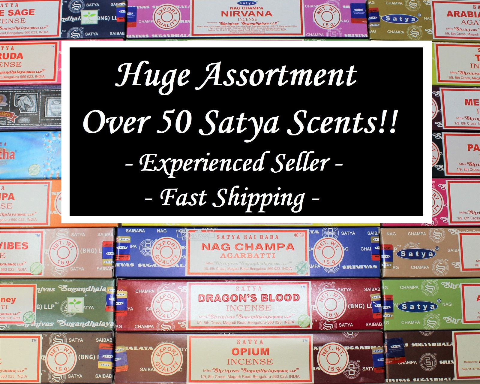 Satya Incense Sticks 15 gm: Mix & Match BUY 5 GET 5 FREE! (All 10 in Cart)