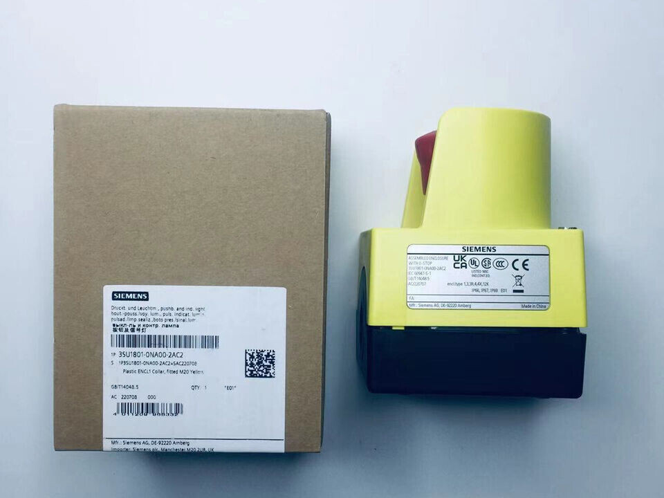 1PC New 3SU1801-0NA00-2AC2 Emergency Stop Button Box