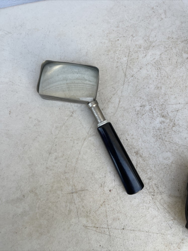 Vintage Rectangular 3x2" Reading Magnifying Glass