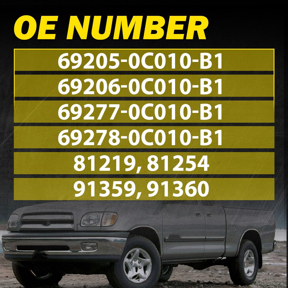 For 2000-2006 Toyota Tundra Pair Front Interior Door Handle Left & Right Beige