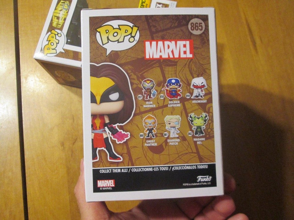 Funko POP MARVEL INFINITY WARPS WEAPON HEX # 865 EXCLUSIVE HOT TOPIC