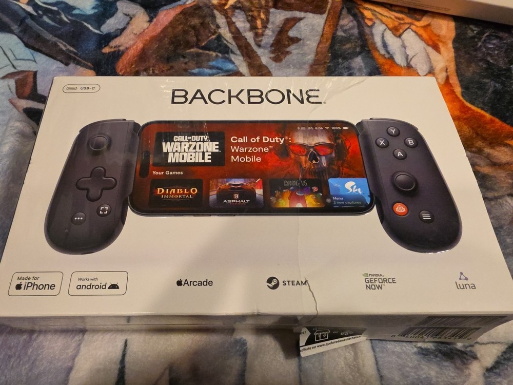 Backbone One USB-C Mobile Gaming Controller for Android & iPhone - Black