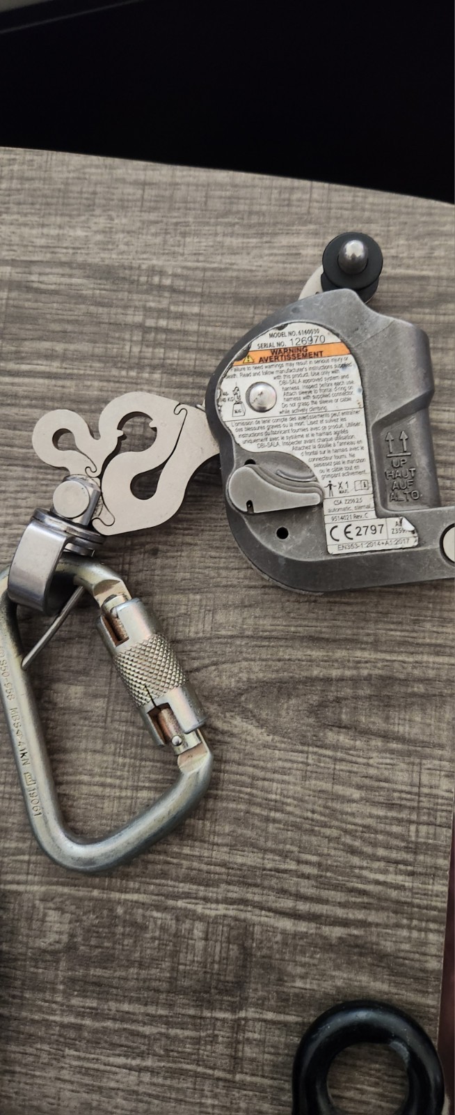 DBI Sala Lad Safe X3 Detachable Cable Ladder for Travel All Items Pictured Incl.