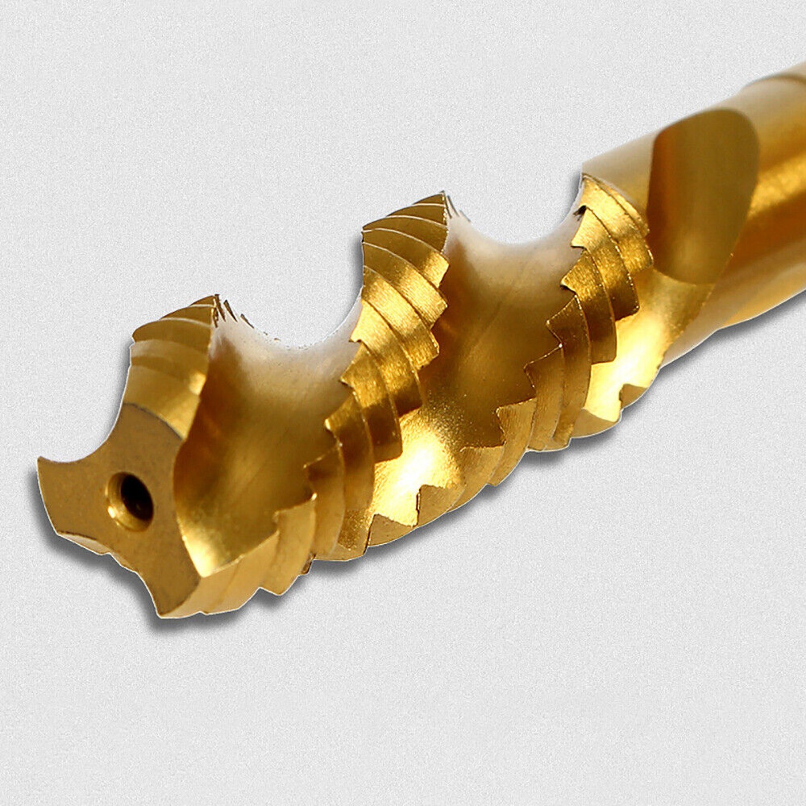 Spiral Flute Point HSS Machine Thread Taps Set TiN Coated / HSS-Co Cobalt M2-M12