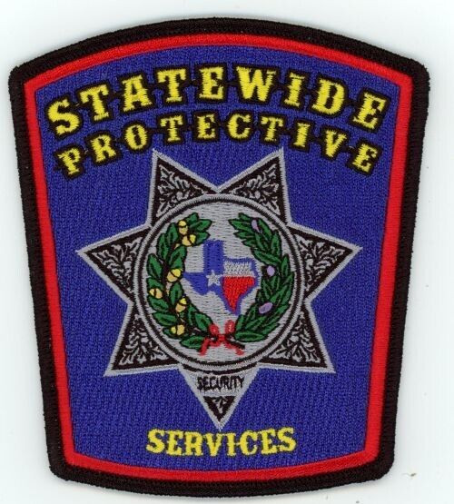 TEXAS TX STATEWIDE PROTECTIVE SERVICES NICE SHOULDER PATCH SHERIFF POLICE