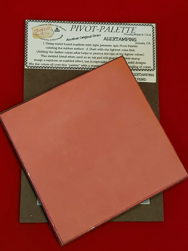 PIVOT PALETTE Alextamping Rubber Stamping Tool Marker Techniques Spinning