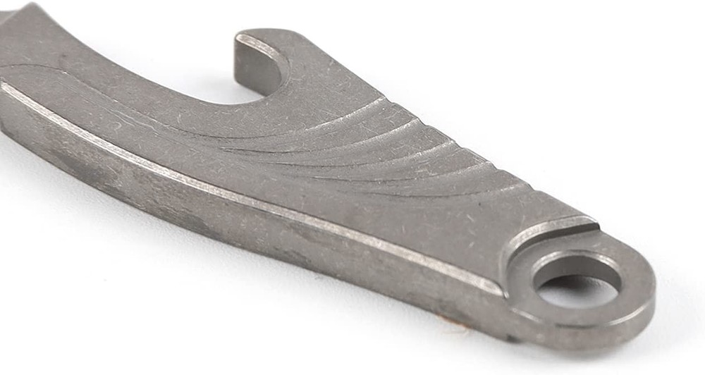 EDC Multi Tool Titanium Pry Bar with Bottle Opener Screwdriver Function (Grey)
