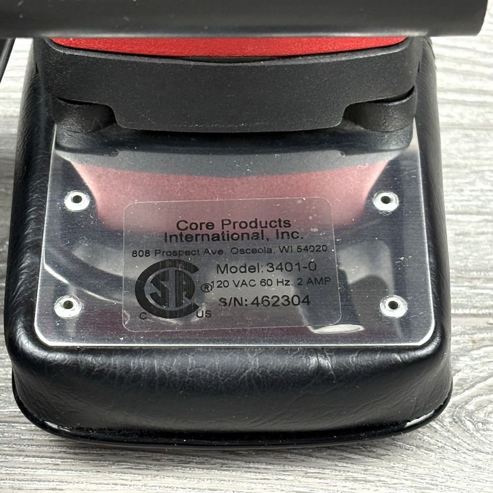 Core Products Jeanie Rub Variable Speed Handheld Massager Model 3401-0 Black