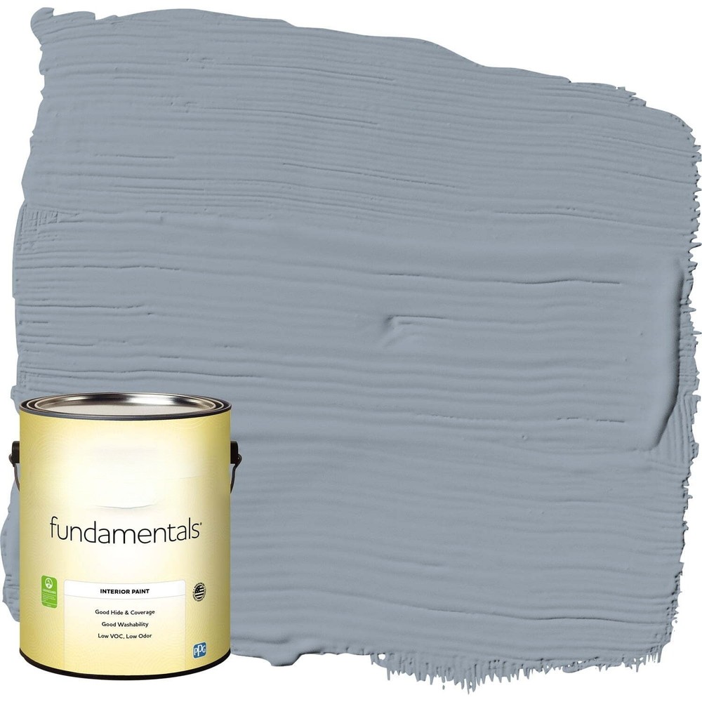 Fundamentals Interior Paint Quicksilver / Gray, Eggshell, 1 Gallon
