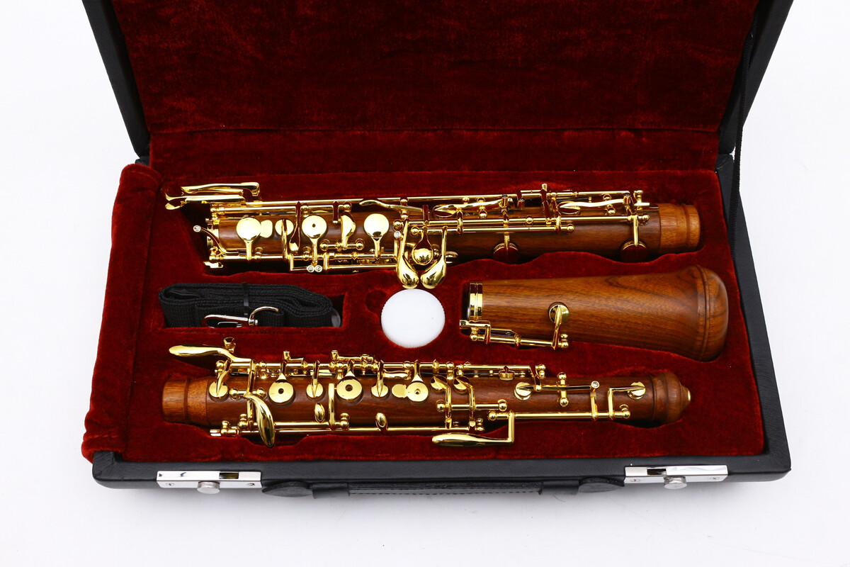 Professional oboe Nice Sound C key Rosewood Body 3rd Octave left F Key With Case