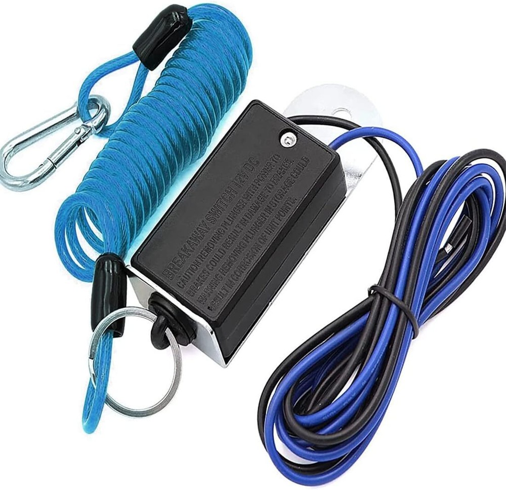 4Ft Trailer Breakaway Switch Trailer Break Control Kit Electric Brake Switch