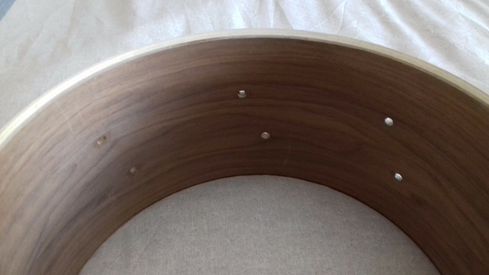 Drum Kit Walnut Birch Snare Drum Shell + Strainer/Throw off Custom Build Kit.