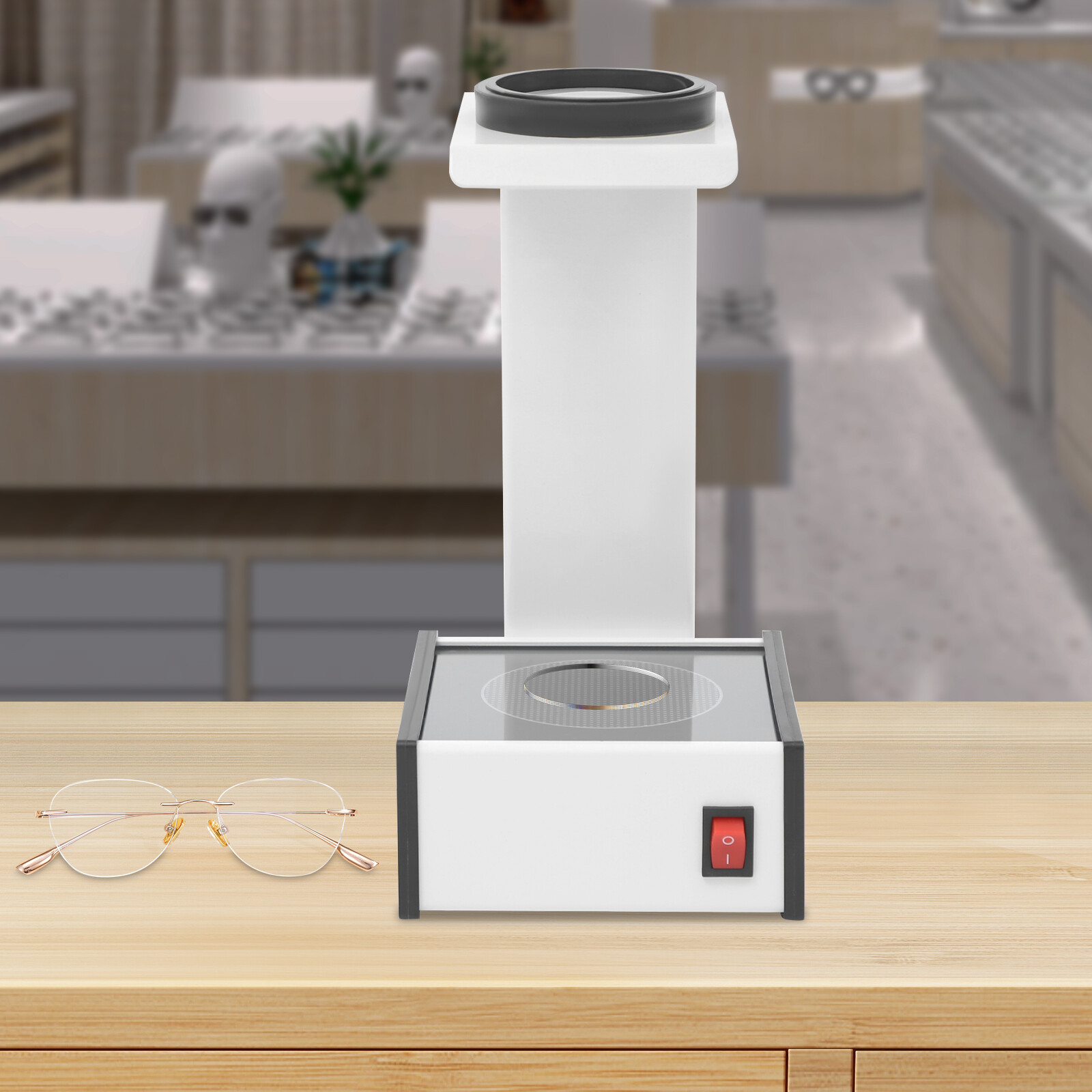 Optical Lens Tester Tabletop Lens Tester Multifocal Corded Lens Testing Machine