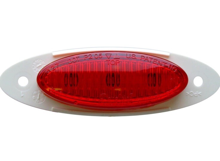 Panelite 00212709P M5 RED LED CLEARANCE LIGHT BULLET