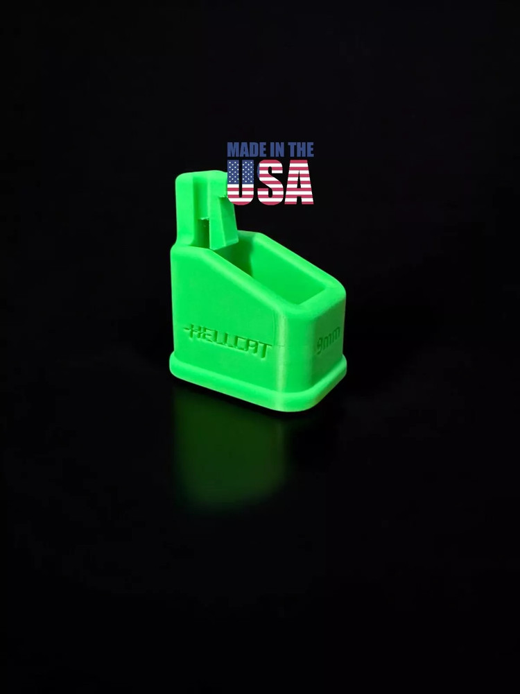 Springfield Hellcat PRO 9mm Speedloader Lime Green Speed Loader Mag Loader