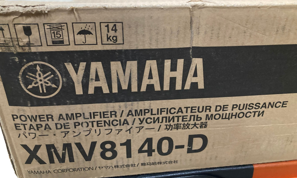 Yamaha XMV8140-D Power Amplifier 8 Channel Dante Network Audio