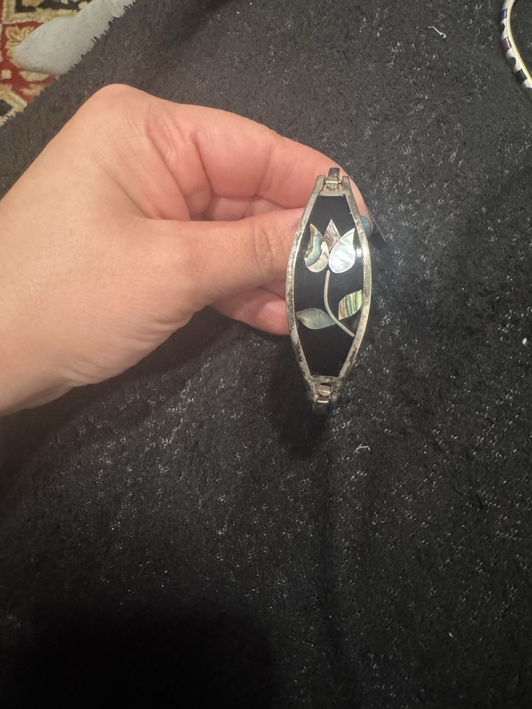 Alpaca Mexico Silver Bracelet