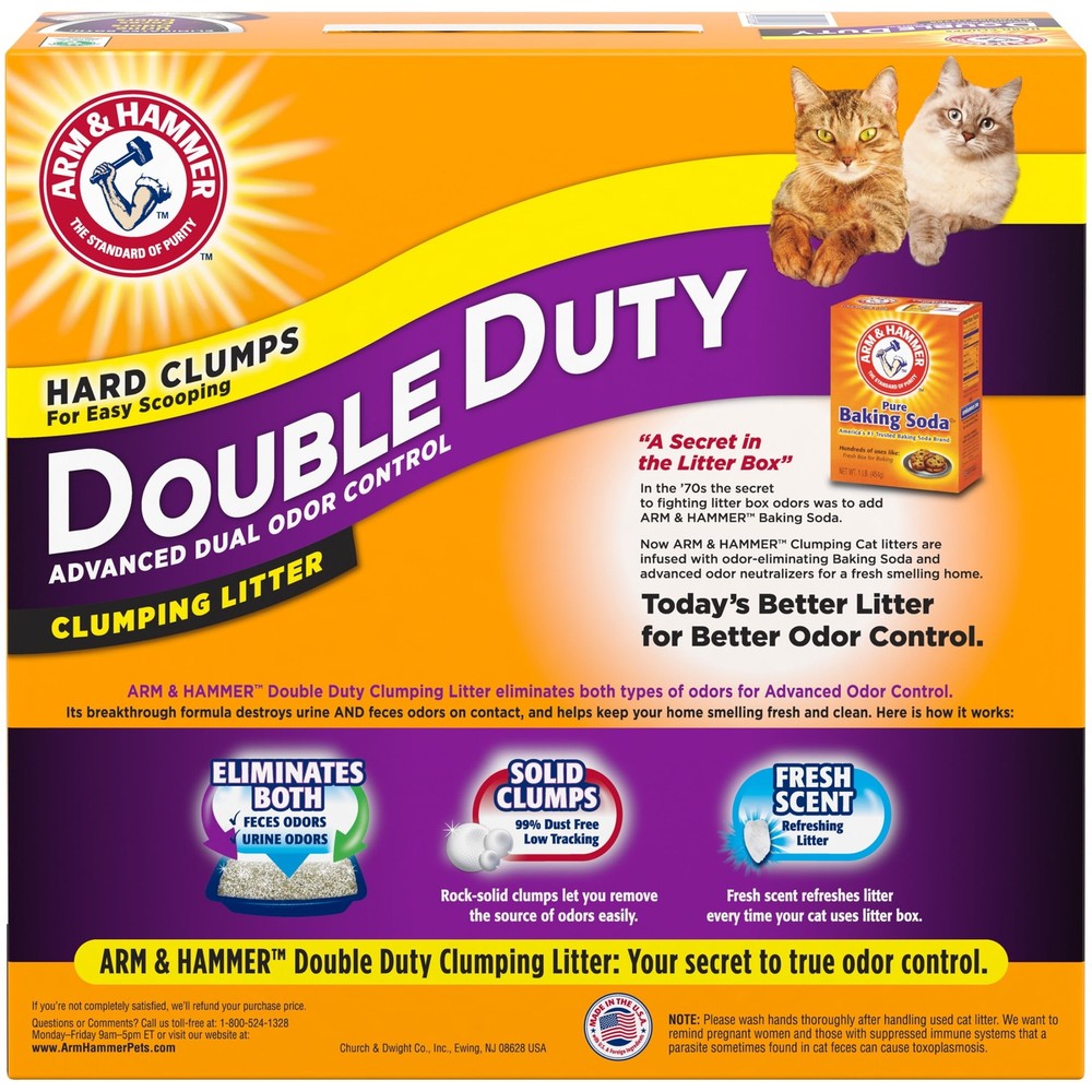 (4 pack) Advanced Odor Control Clumping Cat Litter, Scented, 20 lbs