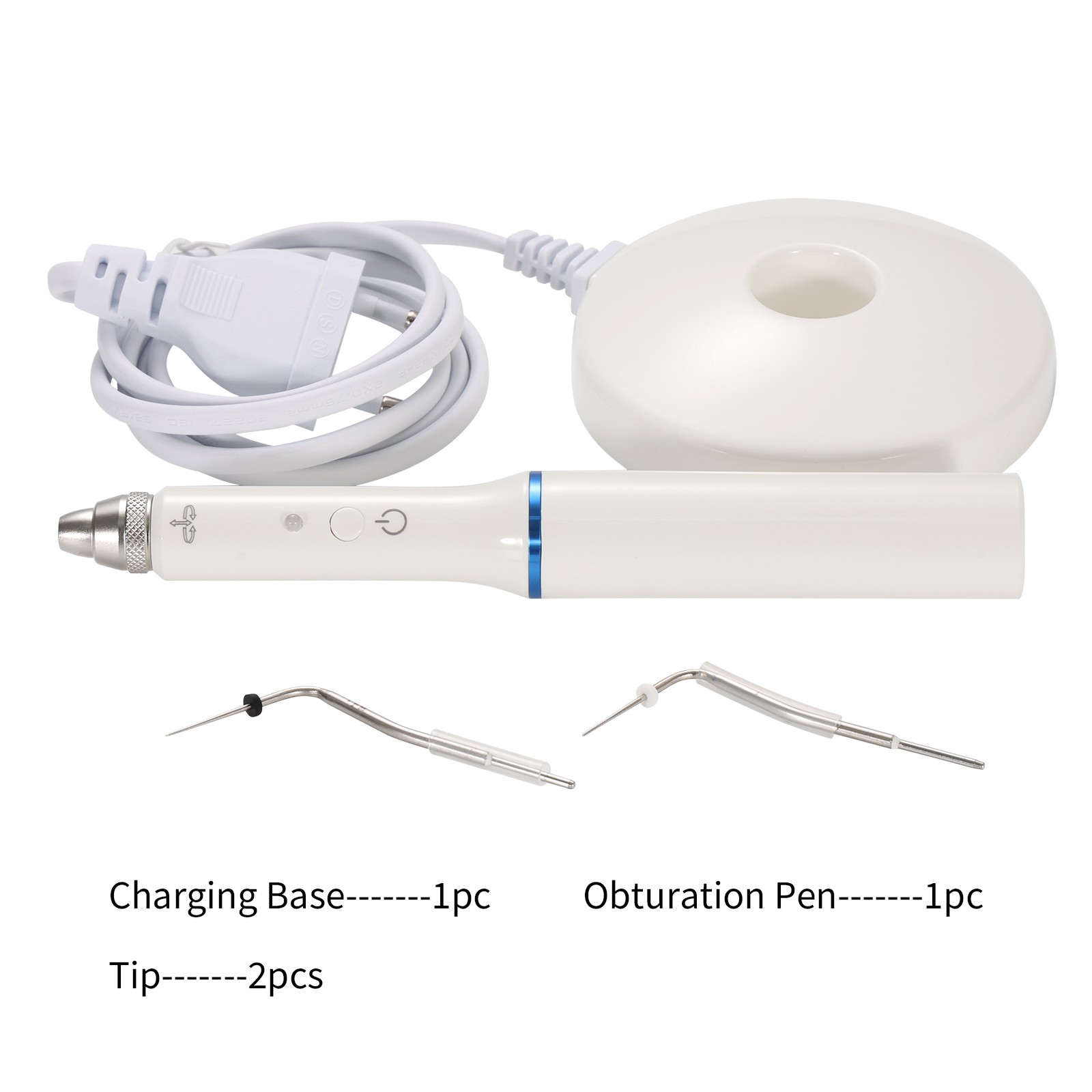 Dental Gutta Percha Obturation System Endo Heated Pen Wireless Eododontic+2 Tips