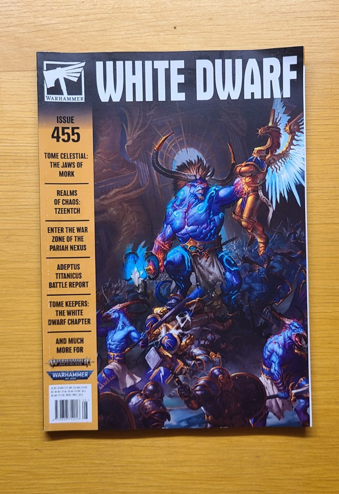 WHITE DWARF ISSUE 455 WARHAMMER MAGAZINE