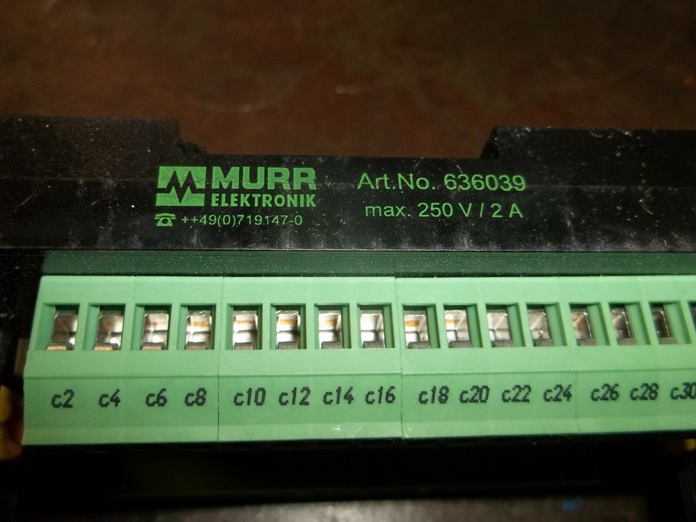 MURR 636039 CARD HOLDER 250V 2A (X2)