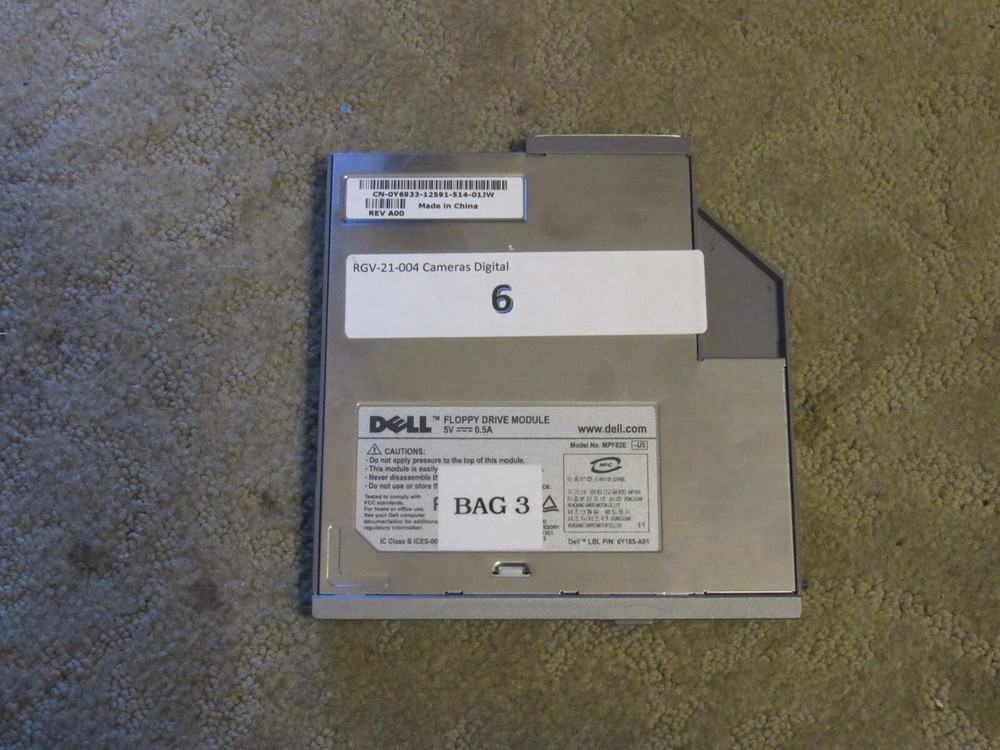 Dell Computer Floppy Drive Module, New CN-0Y6933-514-013W
