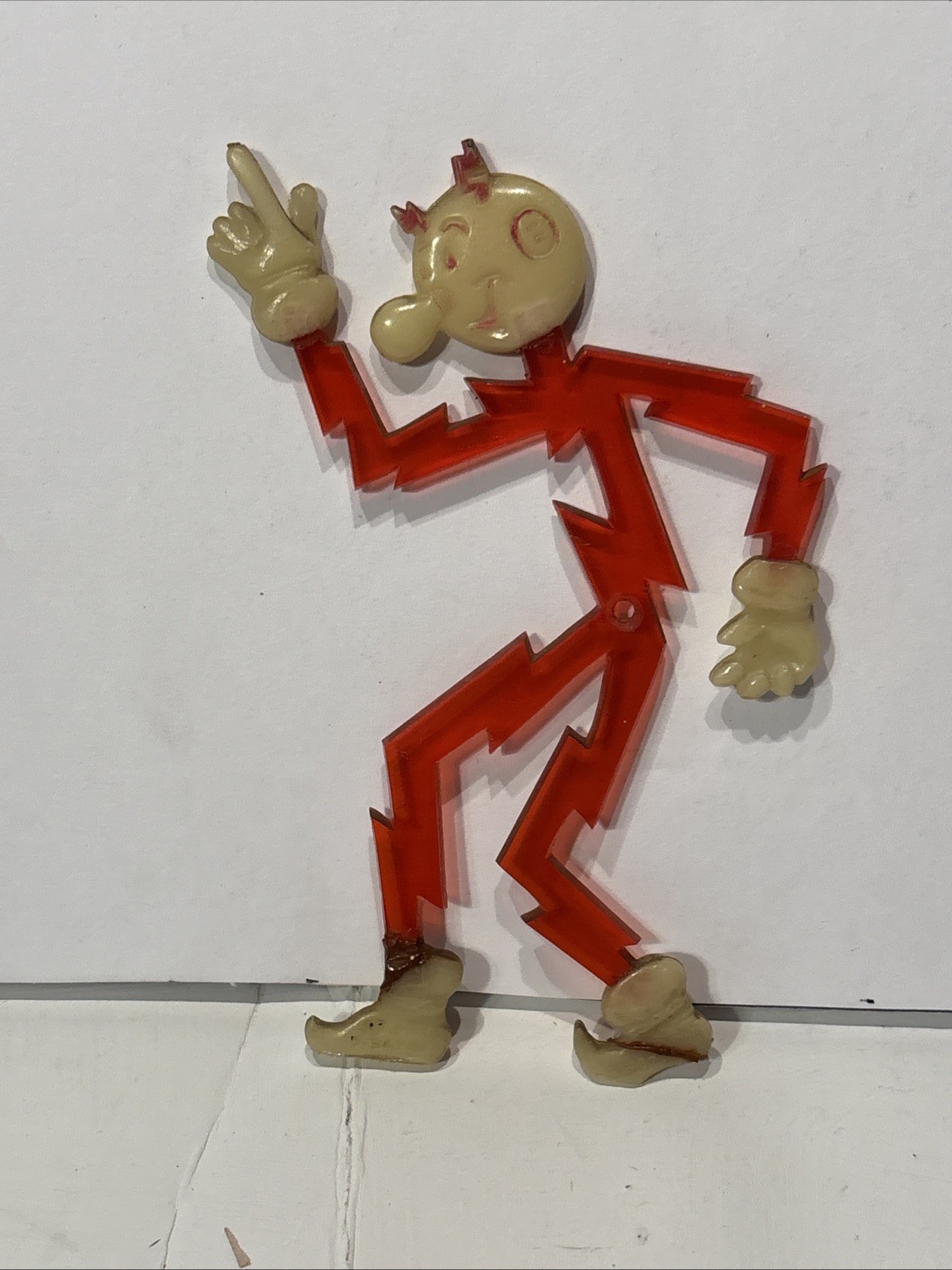Reddy Kilowatt Figurine, Glow In The Dark