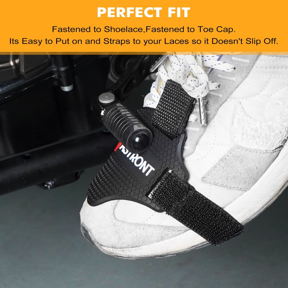 Motorcycle Gear Shifter Shoe Boot Guard Pad Cover Protector Adjustable Strap