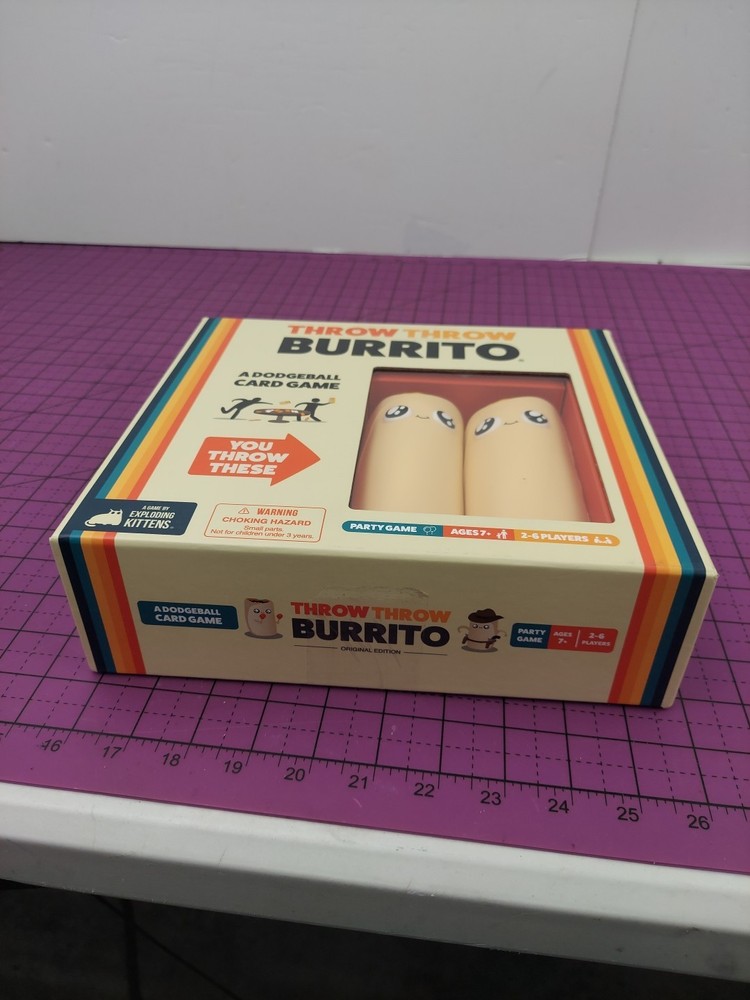 Throw Throw Your Burrito Game By Exploding Kittens - NEW In Wrapping